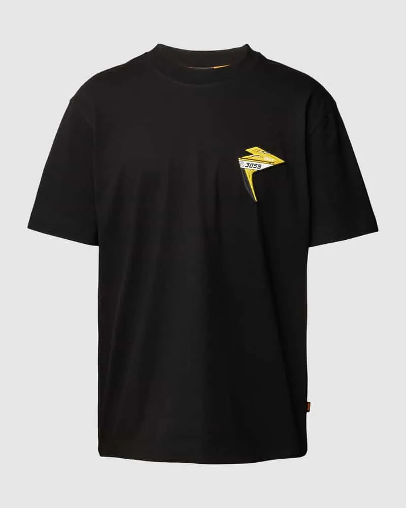 HUGO BOSS T-Shirt mit Motiv-Detail 