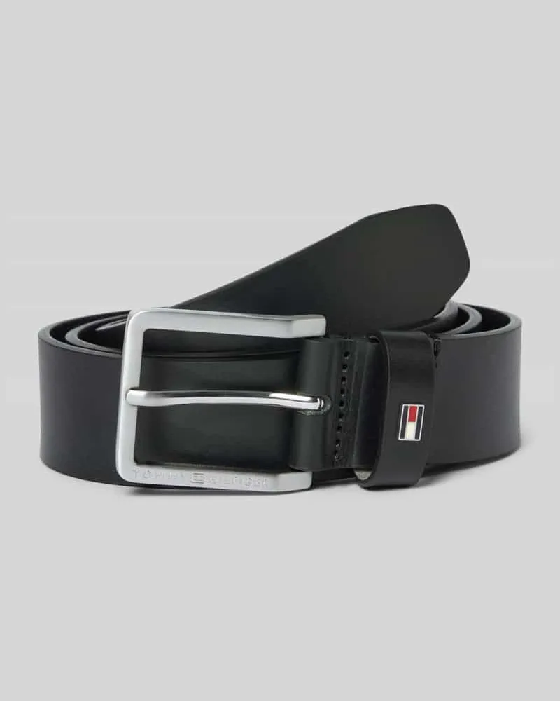 Tommy Hilfiger Gürtel aus echtem Leder Black