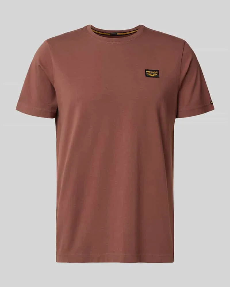 PME Legend T-Shirt mit Label-Detail Hellrot