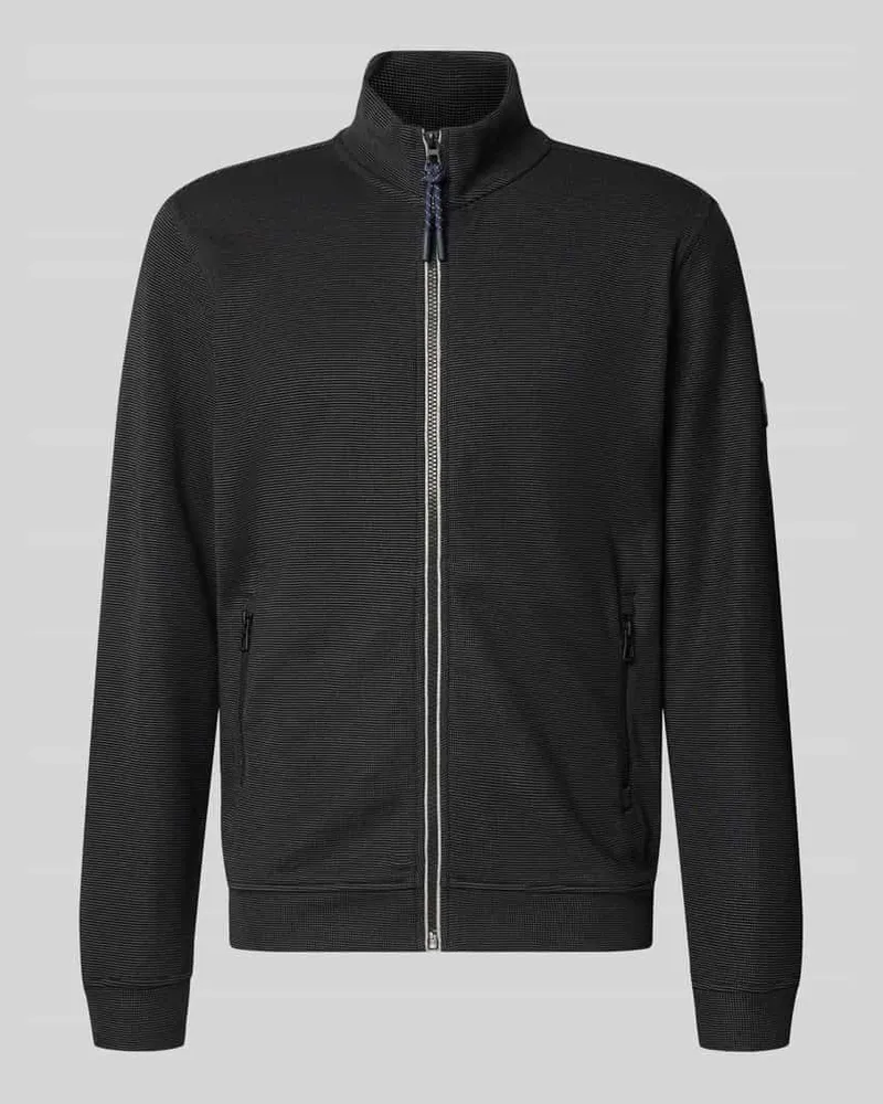 Lerros Sweatjacke mit Reißverschlusstaschen 