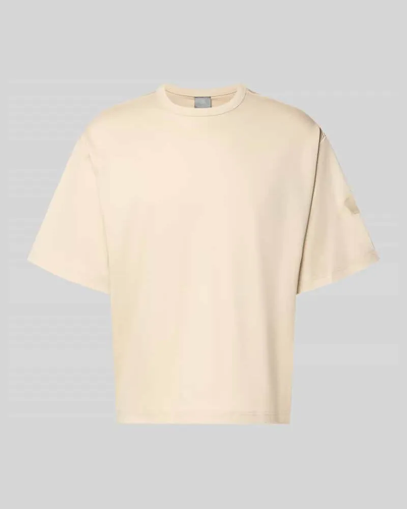 adidas Regular Fit T-Shirt aus reiner Baumwolle Beige