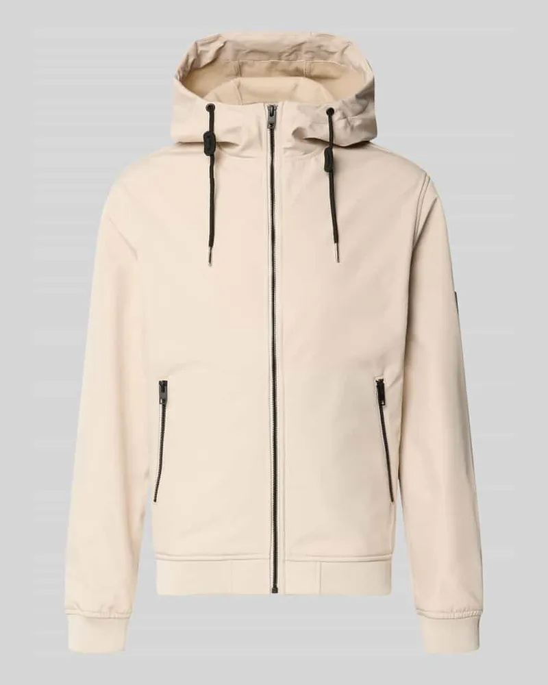 Jack & Jones Regular Fit Jacke mit Logo-Detail Offwhite