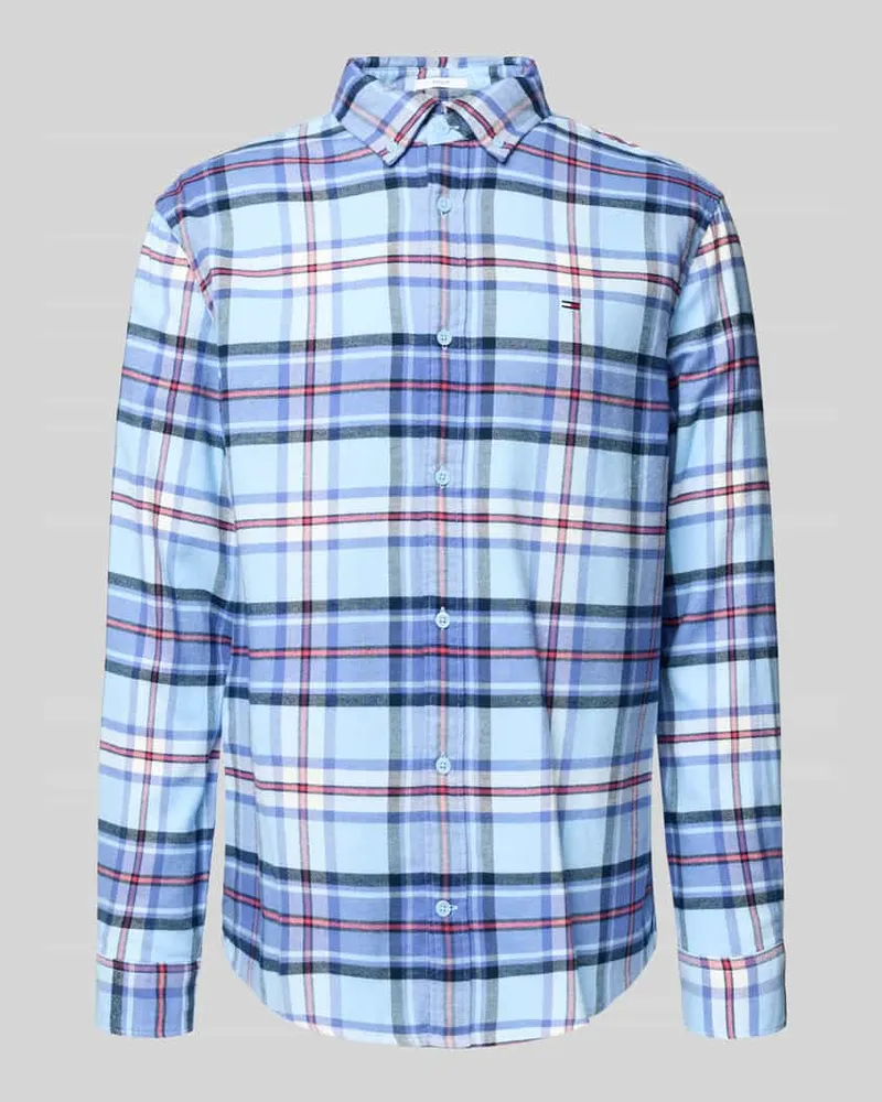 Tommy Hilfiger Regular Fit Freizeithemd aus reiner Baumwolle 