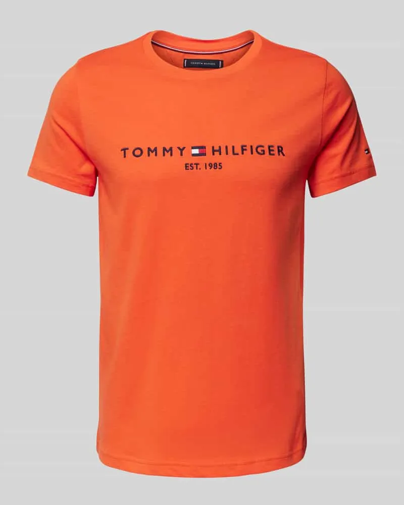 Tommy Hilfiger T-Shirt mit Label-Stitching 