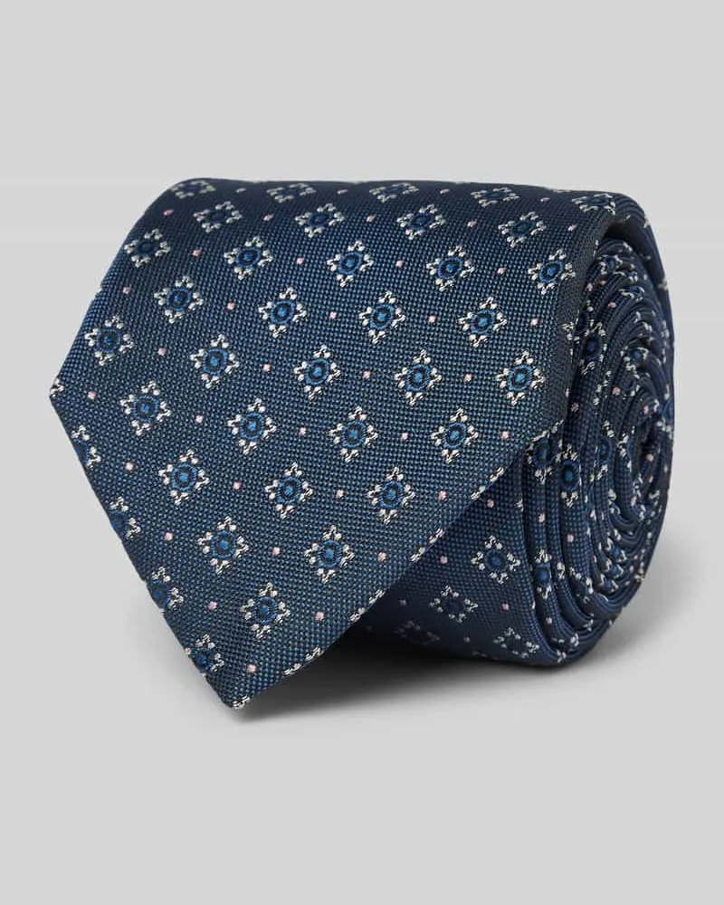 HUGO BOSS Krawatte mit Seide-Anteil (7,5 cm Royal