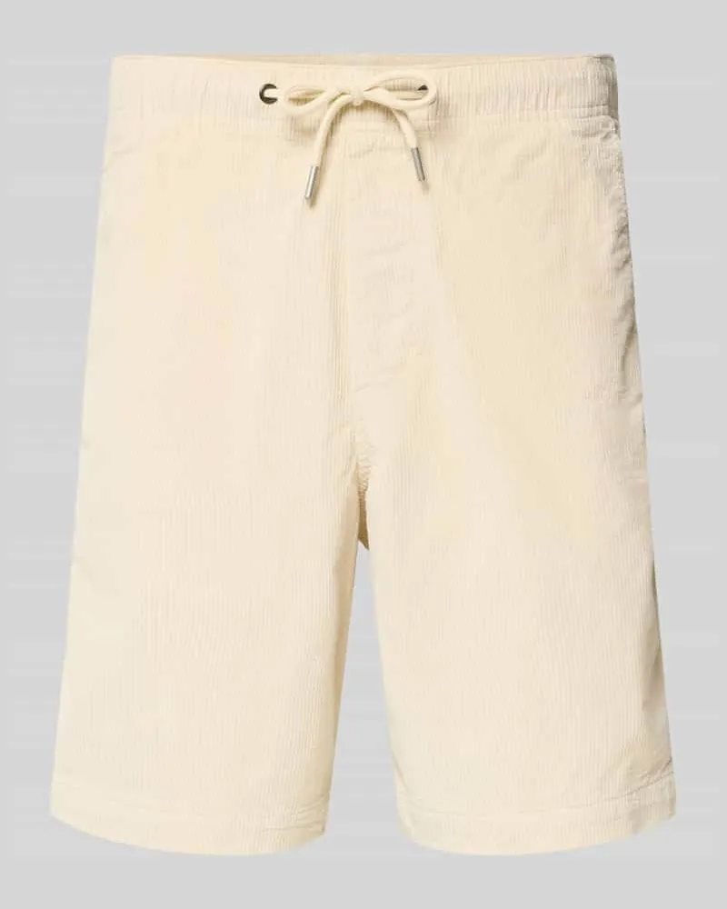 Selected Homme Regular Fit Sweatshorts aus Baumwoll-Mix Modell 'JACE Offwhite