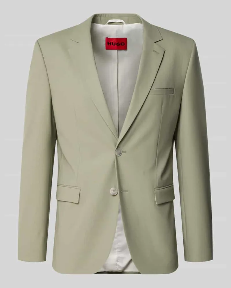 HUGO BOSS Super Slim Fit Anzugsakko aus Woll-Mix Modell 'ARTI Hellgruen
