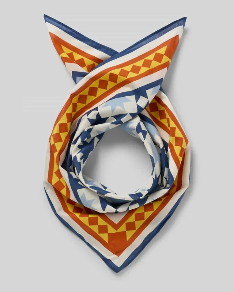 Selected Homme Tuch aus reiner Baumwolle Modell 'NICOLAJ BANDANA Hellgelb