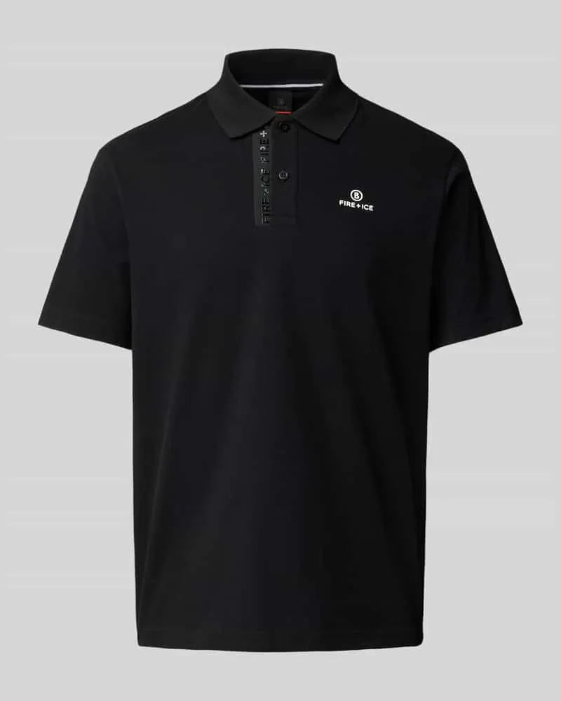 Bogner Poloshirt mit Label-Print Modell 'Ramon 
