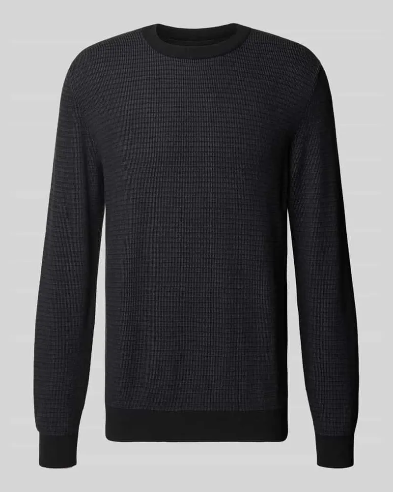 McNeal Strickpullover mit Rundhalsausschnitt Black