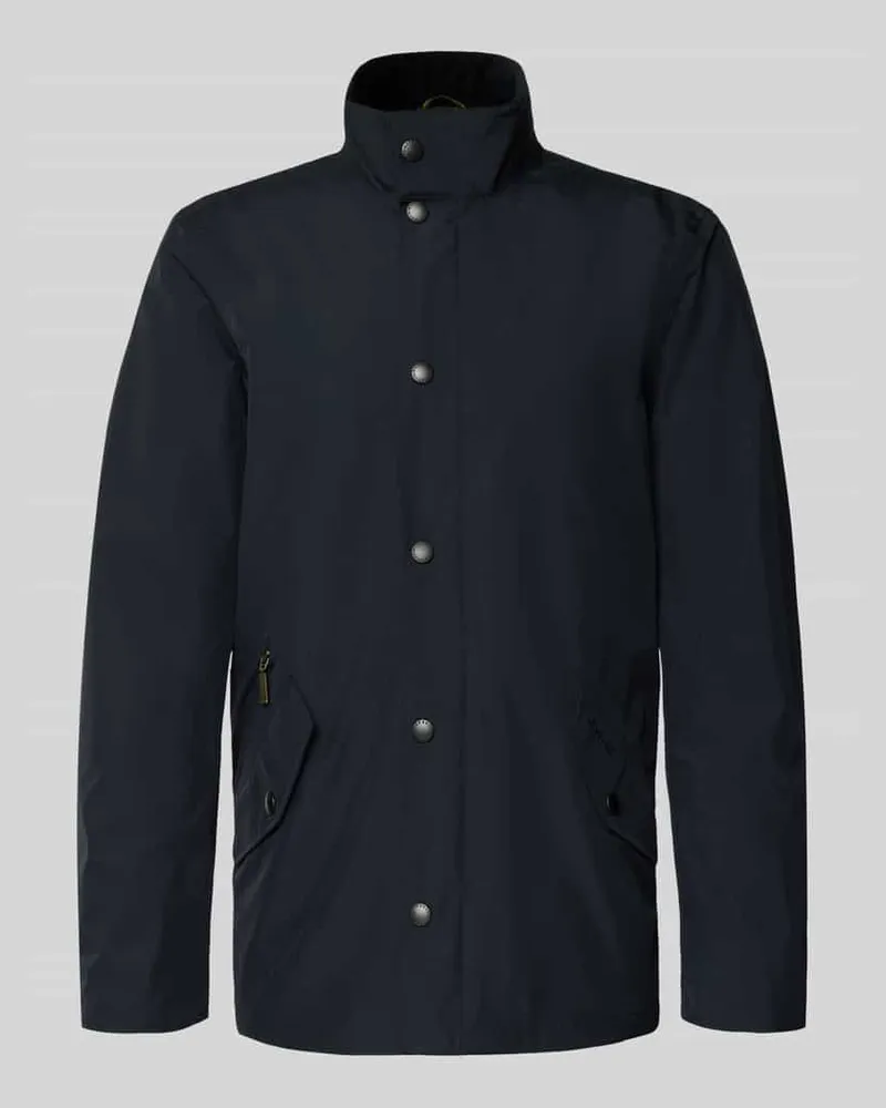 Barbour Regular Fit Hemdjacke mit Stehkragen Marine