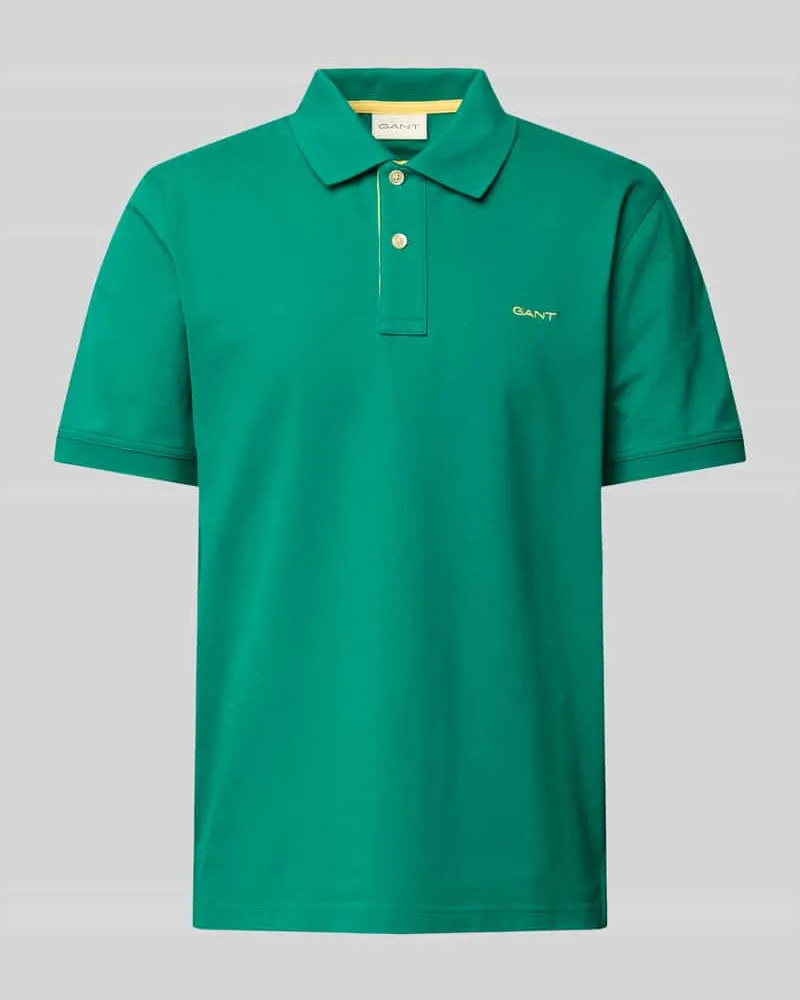 Gant Regular Fit Poloshirt mit Label-Stitching 