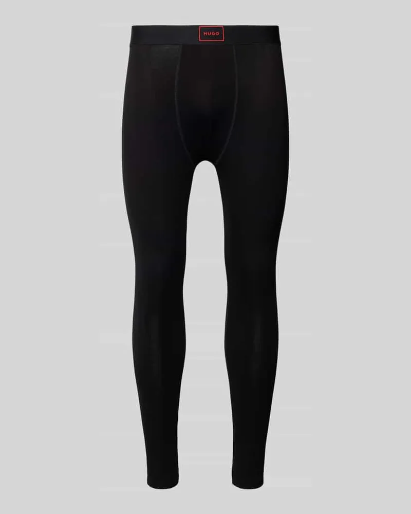 HUGO BOSS Lange Unterhose aus Baumwoll-Mix Modell 'LONG JOHN Black