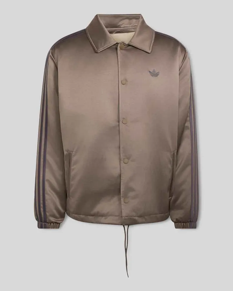 adidas Bomberjacke mit seitlichen Eingrifftaschen Anthrazit