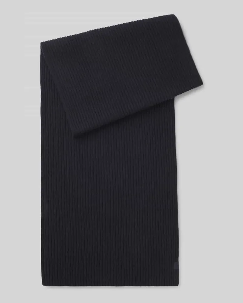 HUGO BOSS Wollschal mit Kaschmir-Anteil Modell 'HERO' - BECKHAM x Marine