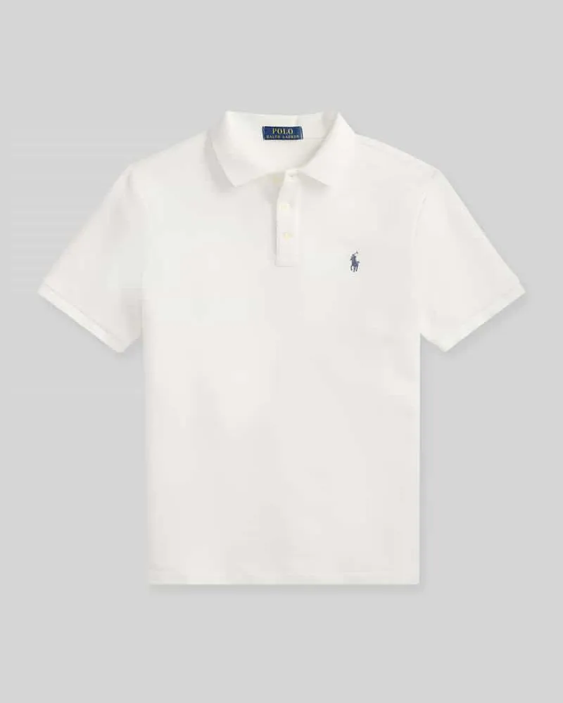 Ralph Lauren Poloshirt aus Baumwoll-Mix Weiss