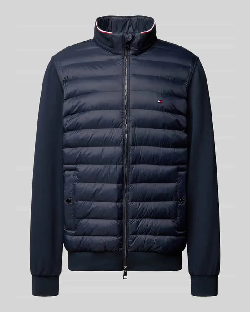 Tommy Hilfiger Regular Fit Steppjacke aus Baumwoll-Mix Marine