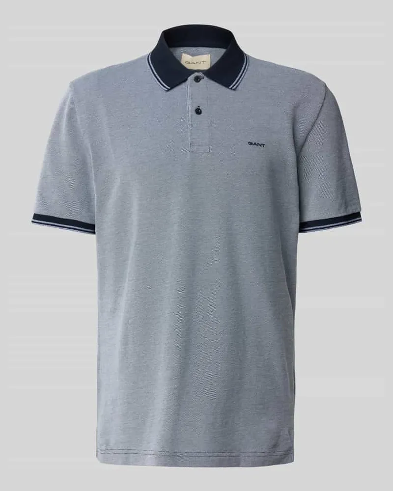 Gant Regular Fit Poloshirt mit Label-Stitching Modell 'OXFORD 