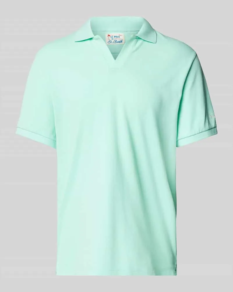MC2 Saint Barth Regular Fit Poloshirt mit V-Ausschnitt Modell 'CHARLES 