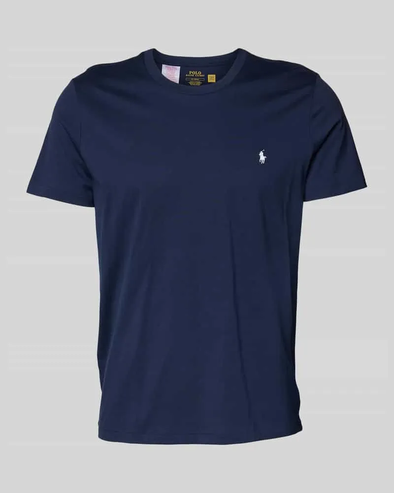 Ralph Lauren T-Shirt mit Logo-Stitching Marine