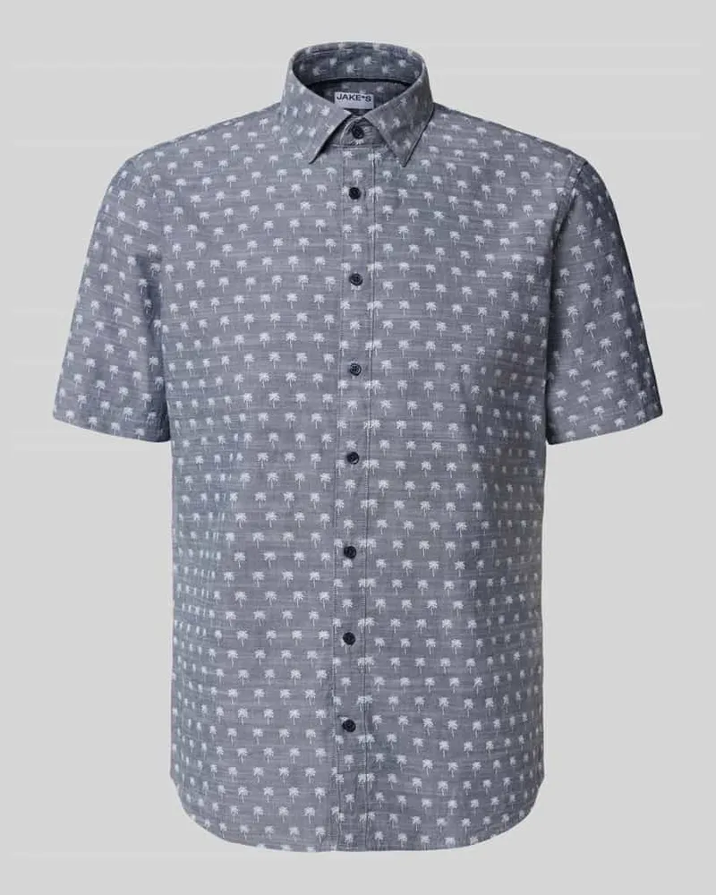 JAKE*S Casual Fit Business-Hemd mit 1/2-Arm 