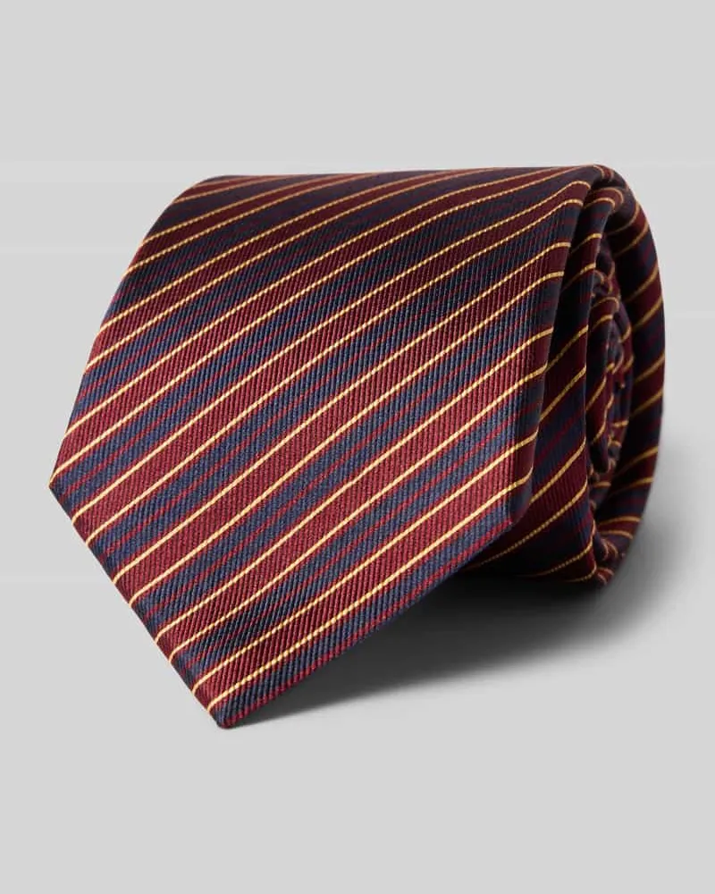 Blick Seidenkrawatte aus reiner Seide Bordeaux