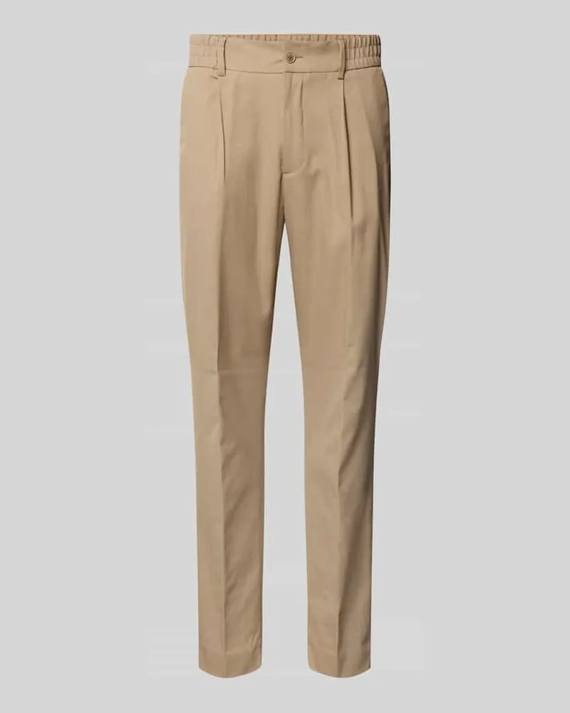 S.Oliver Slim Fit Anzughose mit elastischem Bund 