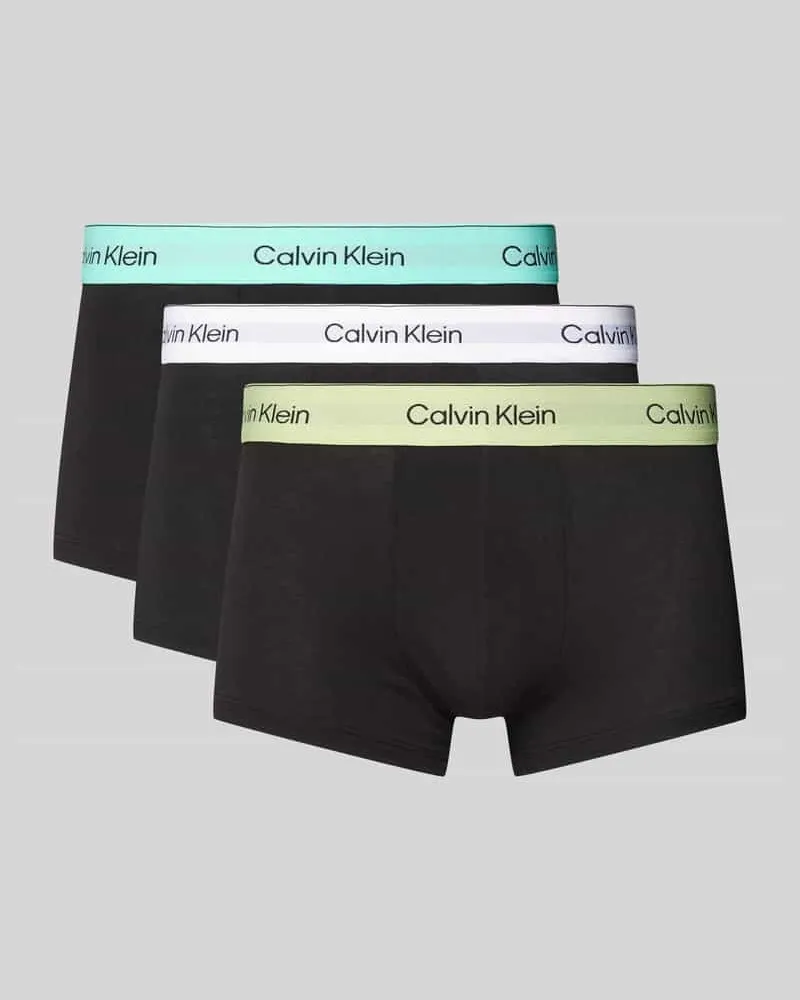 Calvin Klein Trunks mit elastischem Logo-Bund im 3er-Pack 