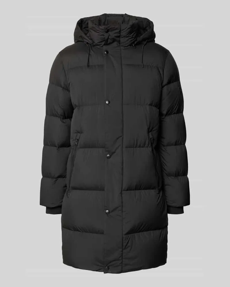 Marc O'Polo Steppmantel mit Kapuze Black