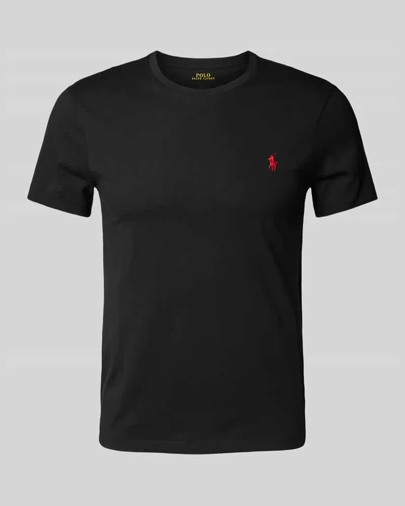 Ralph Lauren Slim Fit T-Shirt mit Logo-Stitching 