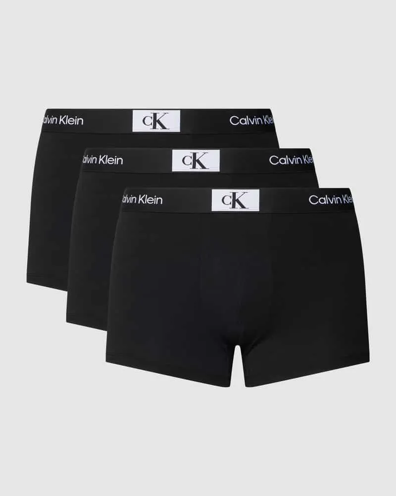Calvin Klein Trunks mit Label-Detail im 3er-Pack 