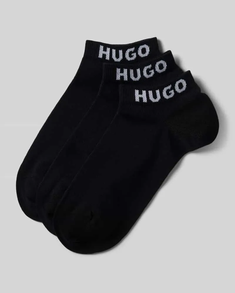 HUGO BOSS Sneakersocken mit Label-Detail im 3er-Pack 