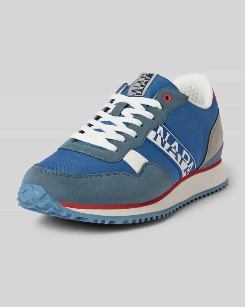 Napapijri Sneaker mit Schnürung und Label-Detail Marine