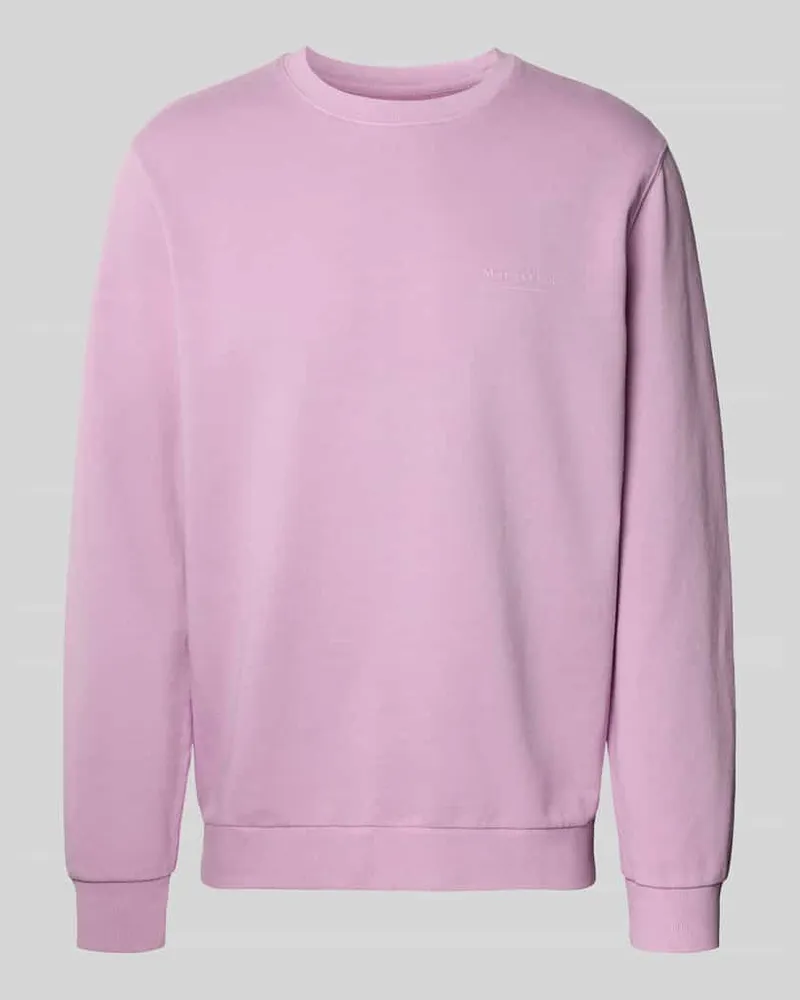 Marc O'Polo Regular Fit Sweatshirt aus reiner Baumwolle Flieder