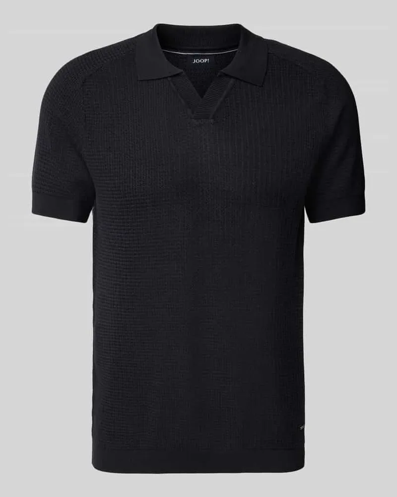 JOOP! Regular Fit Poloshirt mit V-Ausschnitt 