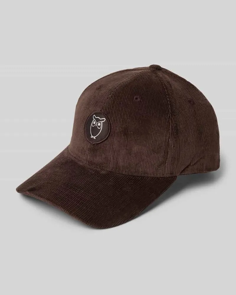 Knowledge Cotton Apparel Cap in Cord-Optik Modell 'Corduroy 