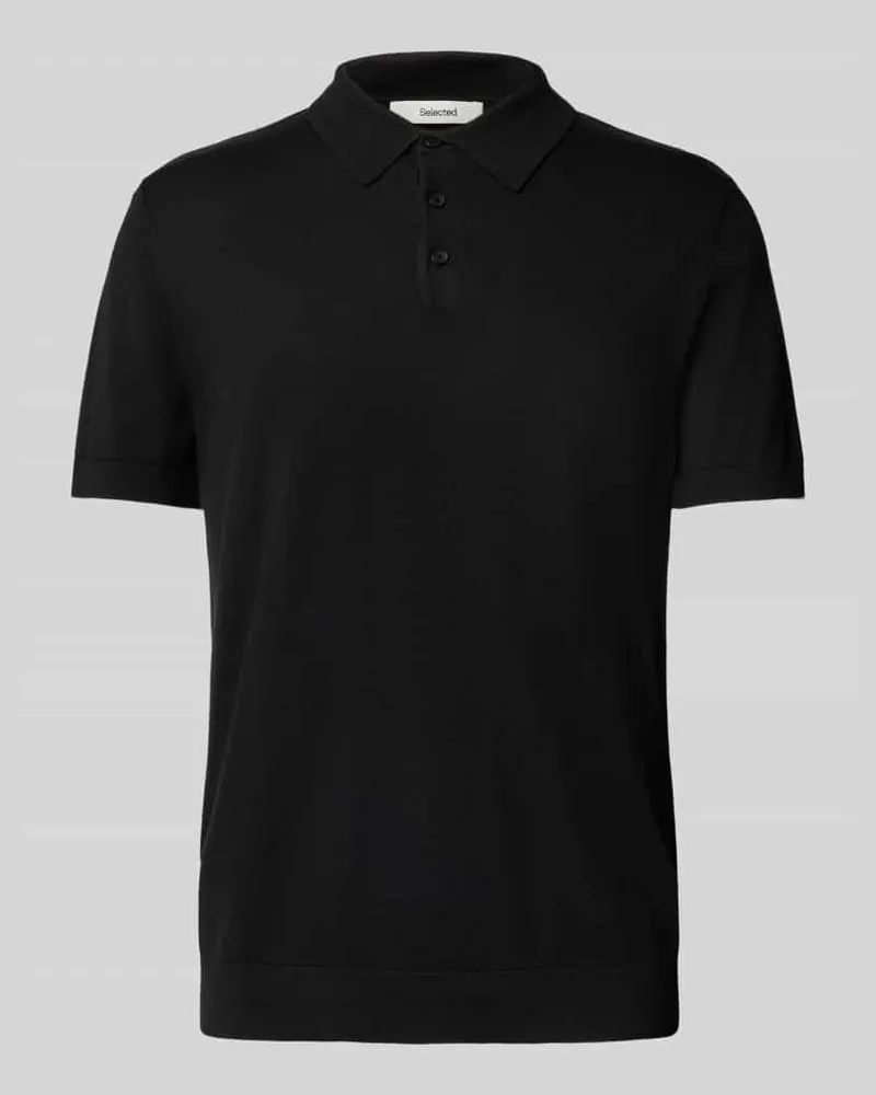 Selected Homme Regular Fit Poloshirt aus reiner Baumwolle Modell 'BERG 