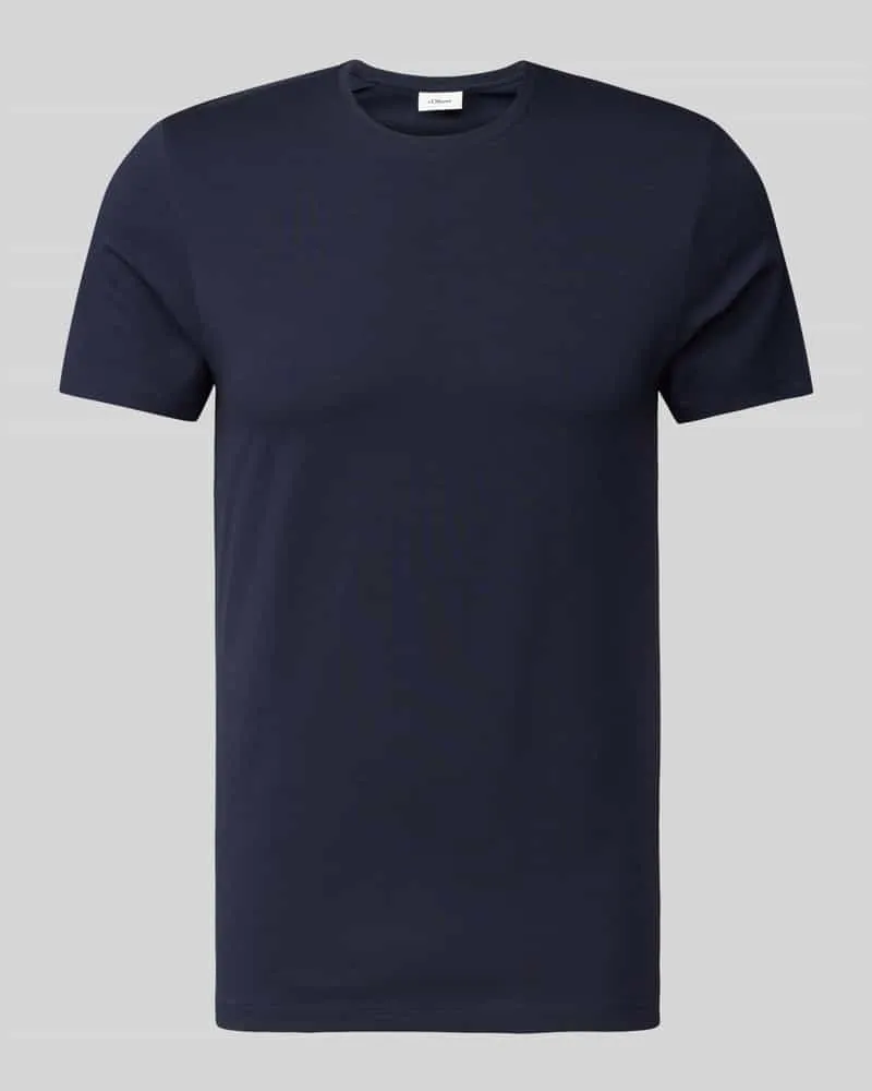 S.Oliver Regular Fit T-Shirt mit Rundhalsausschnitt 