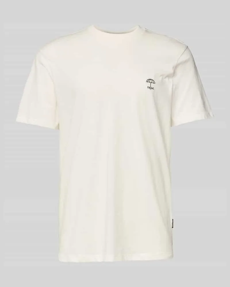Blend T-Shirt mit geripptem Rundhalsausschnitt Modell 'JENS 