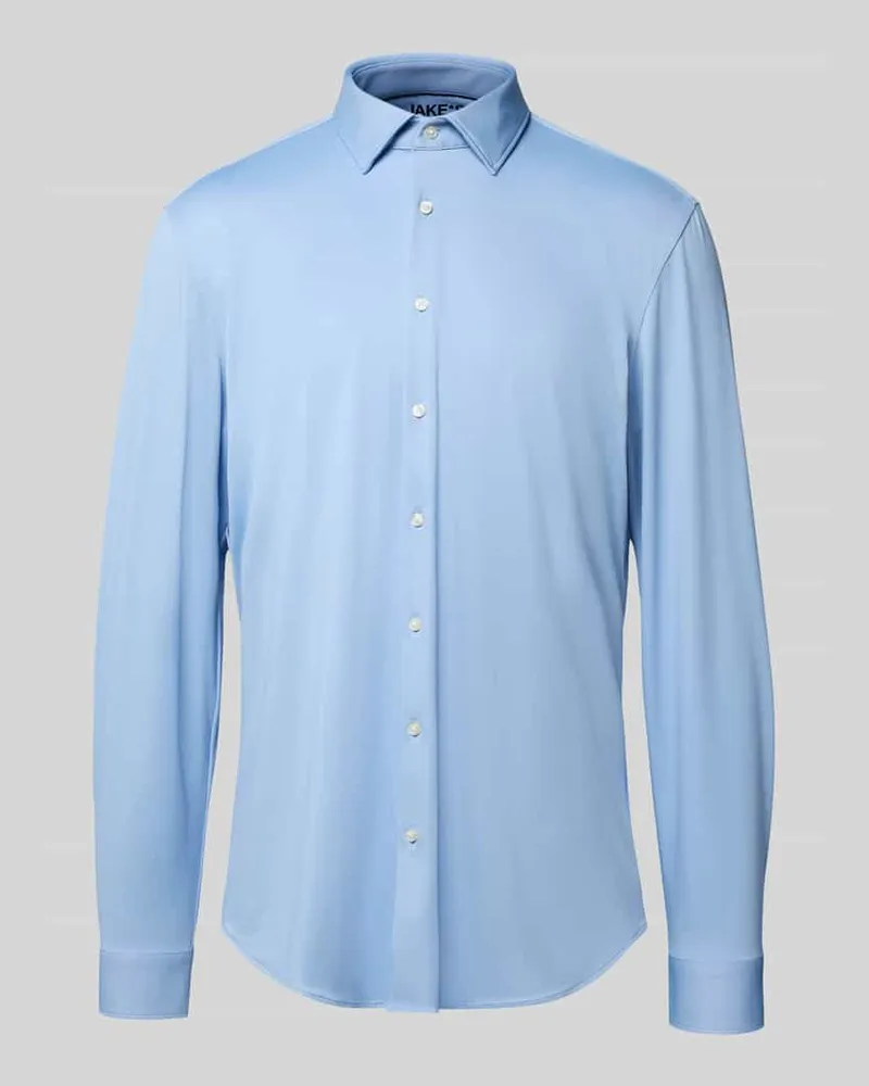 JAKE*S Slim Fit Business-Hemd mit Kentkragen 
