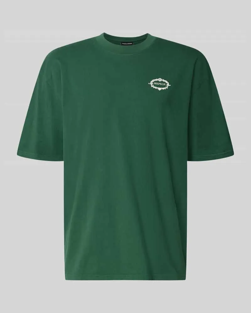 PEGADOR Oversized T-Shirt mit rückseitigem Motiv-Print Modell 'Reine Dunkelgruen