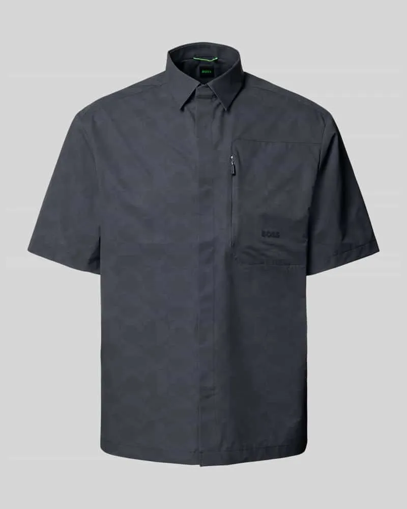 HUGO BOSS Freizeithemd mit Knopfleiste Modell 'Bechno 
