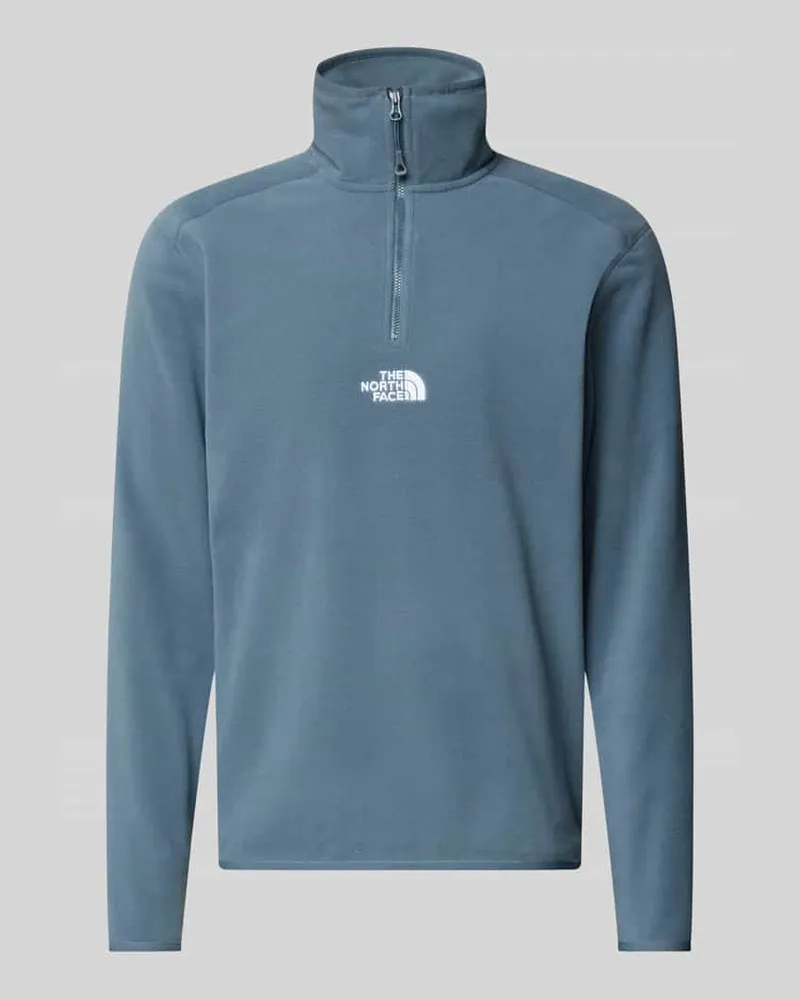 The North Face Fleecepullover mit Reißverschluss Modell 'GLACIER Rauchblau