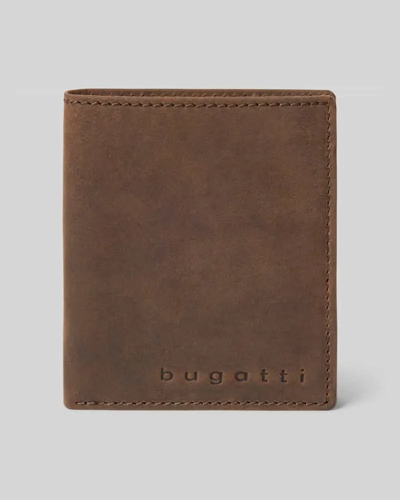 Bugatti Portemonnaie aus Leder Modell 'Luca Mittelbraun