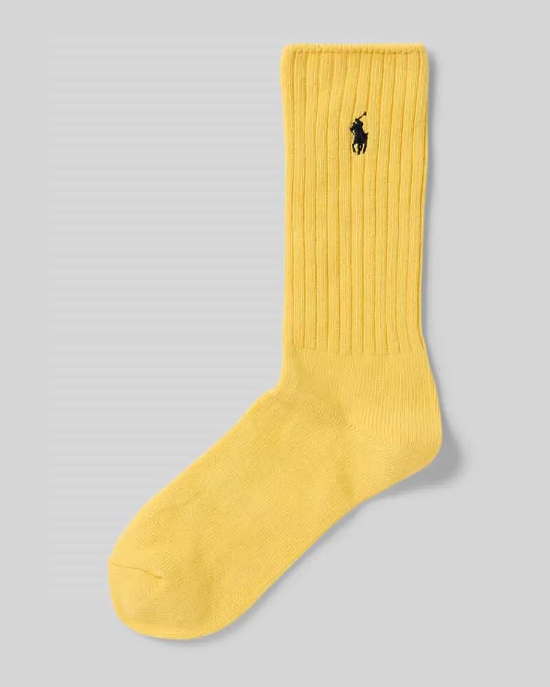 Ralph Lauren Socken mit Label-Stitching Gelb