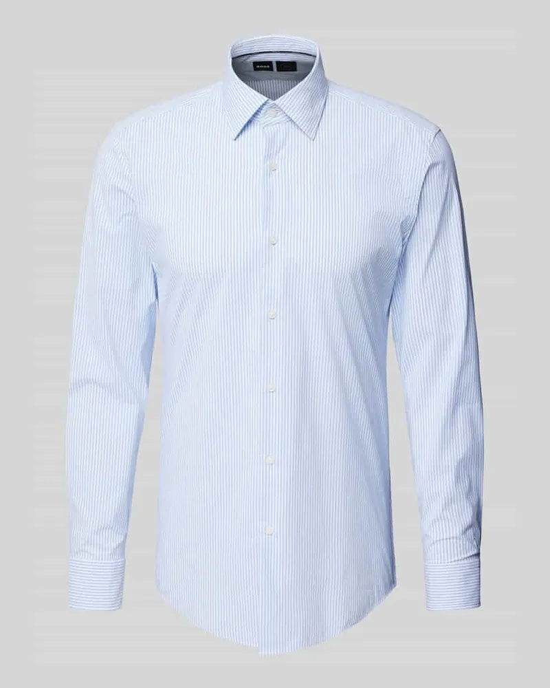 HUGO BOSS Slim Fit Business-Hemd mit Kentkragen Modell 'Hank 