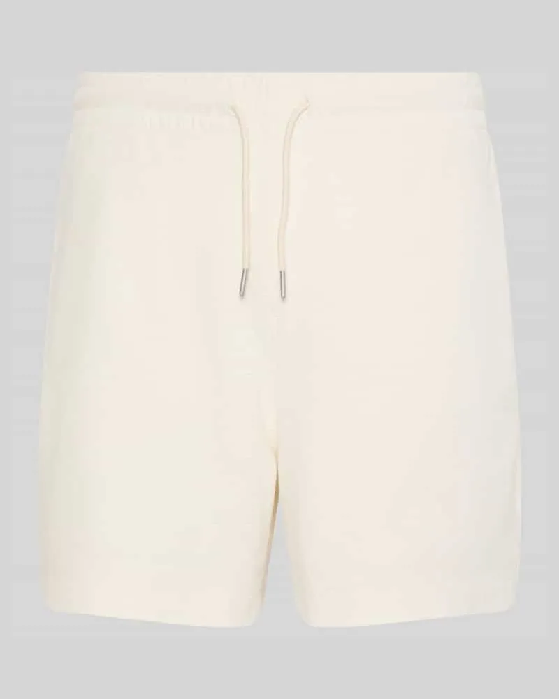 Calvin Klein Sweatshorts mit Tunnelzug Offwhite