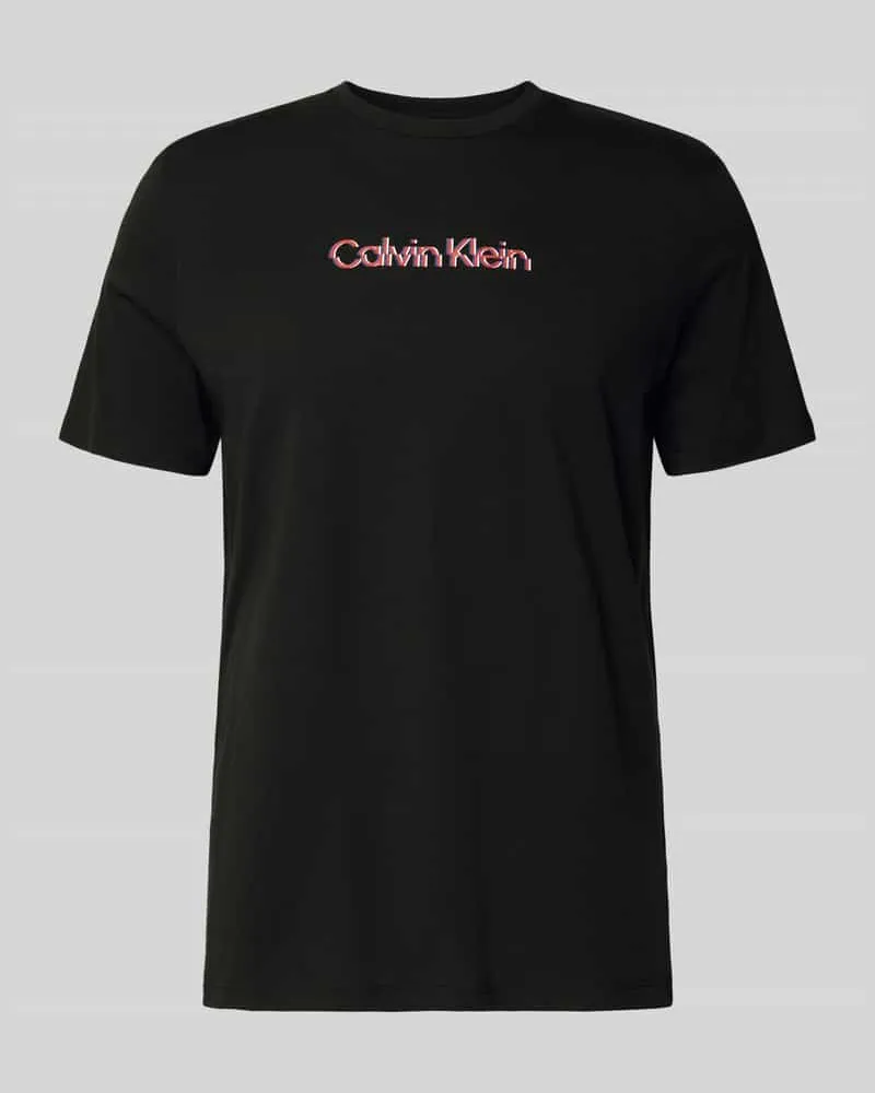 Calvin Klein Regular Fit T-Shirt mit Logo-Print Modell 'Class 