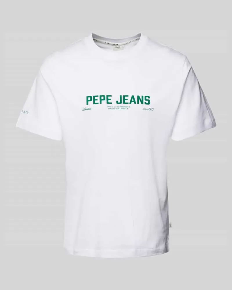 Pepe Jeans T-Shirt mit Label-Print 