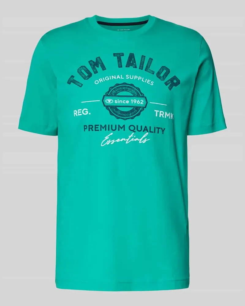 Tom Tailor Regular Fit T-Shirt aus reiner Baumwolle 